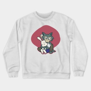 Beastars Legoshi and Haru Chibi 2 Crewneck Sweatshirt